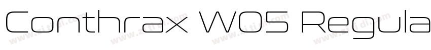 Conthrax W05 Regular字体转换